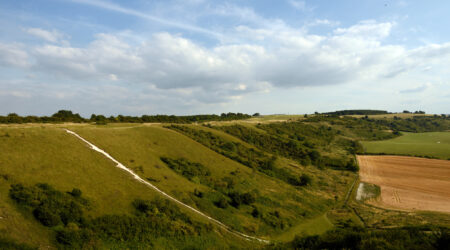 View of Dunstable Downs and Whipsnade Estate, Bedfordshire.